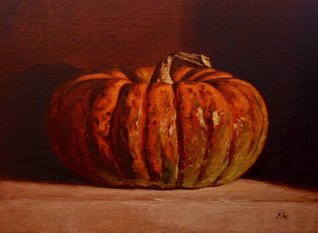 Pumpkin painting by Begoña Morton