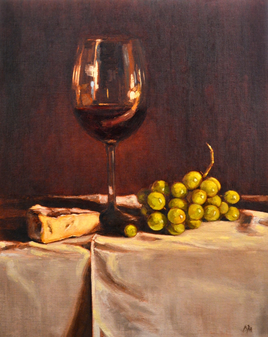 "Cheese and Wine" by Begoña Morton
