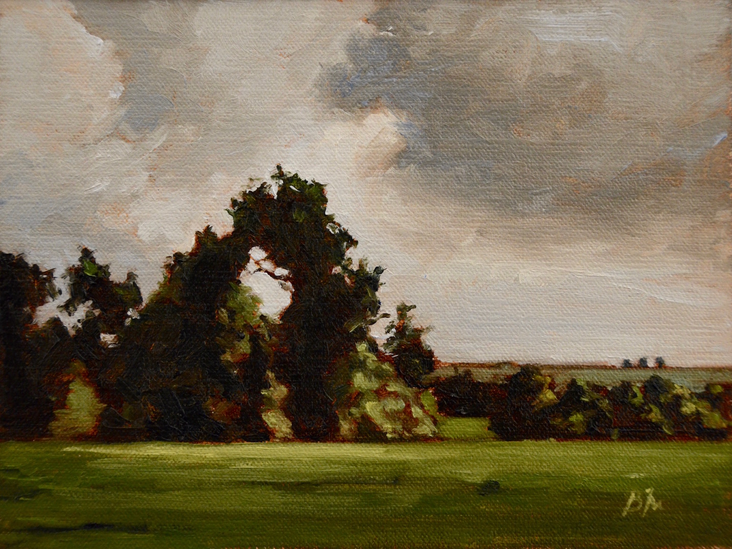 Belgian Countryside Painting by Begoña Morton