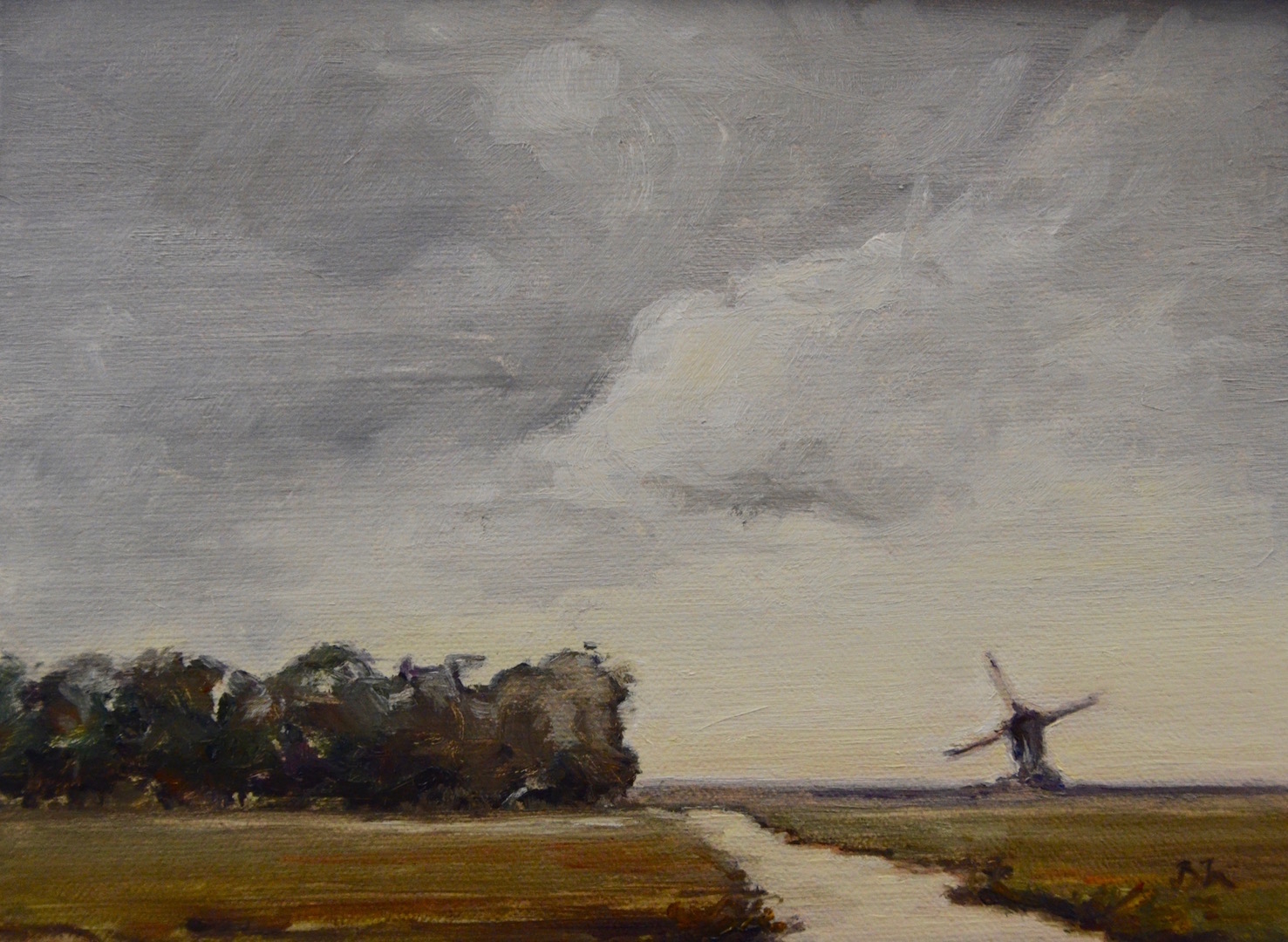 Flemish Landscape Painting by Begoña Morton