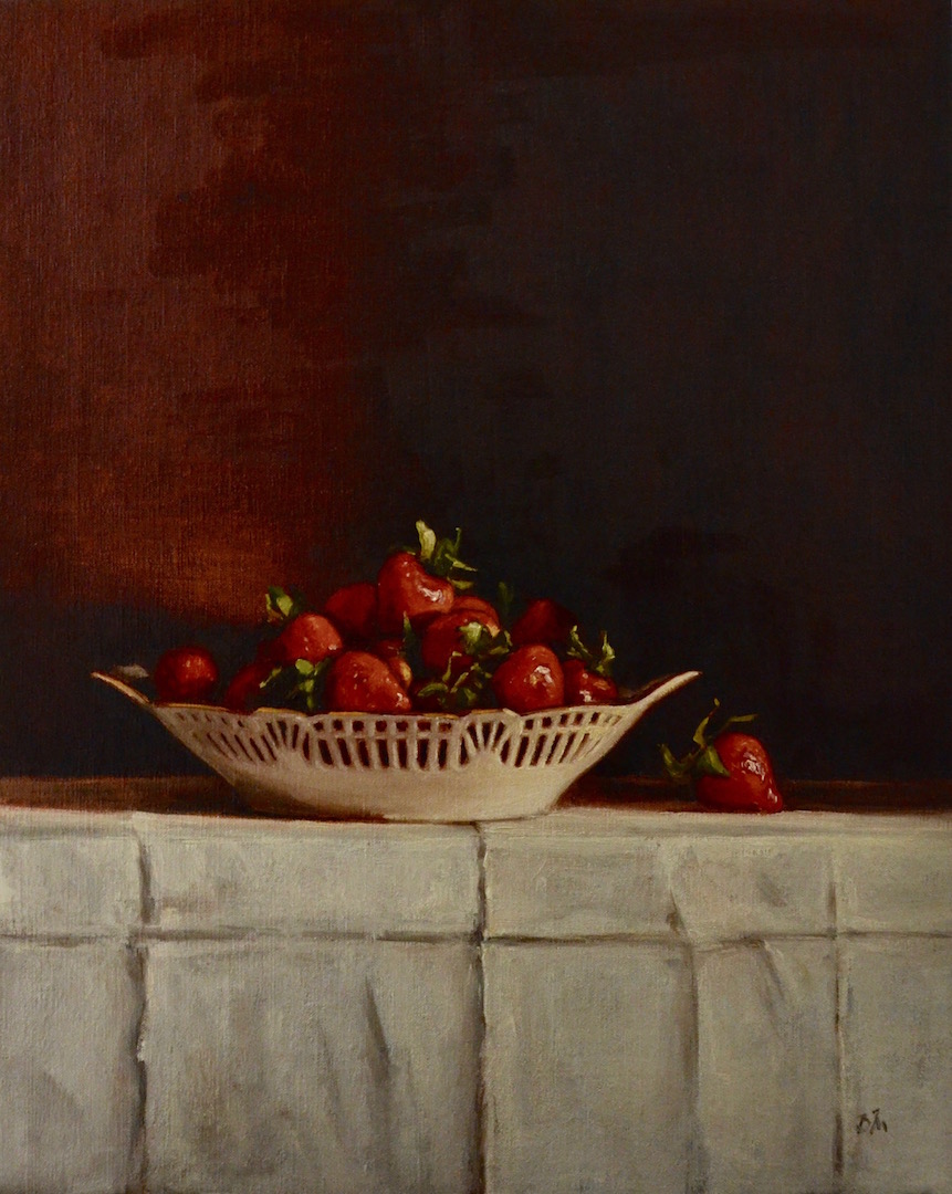 Porcelain Bowl painting by Begoña Morton