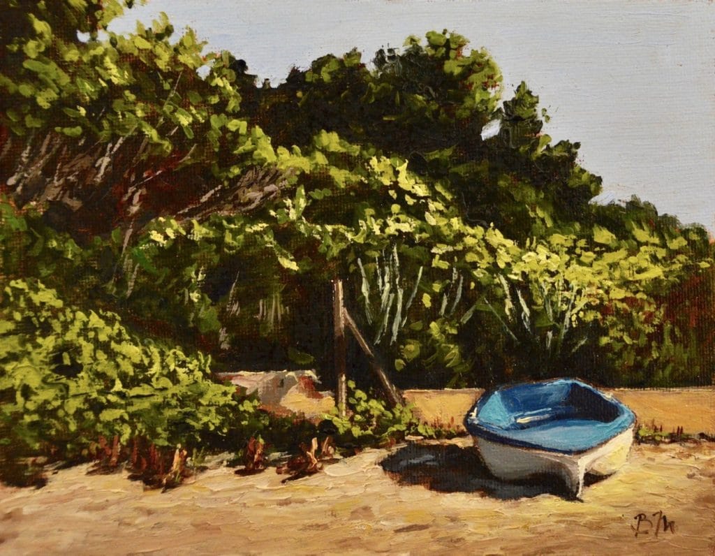 Costa Daurada oil painting by Begona Morton