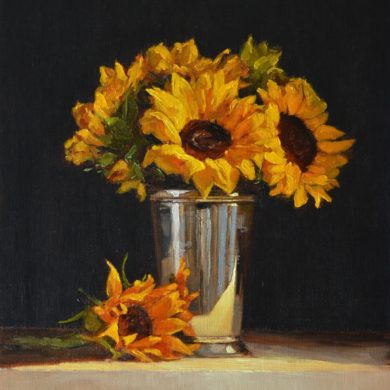 Begoña Morton original oil on linen panel
