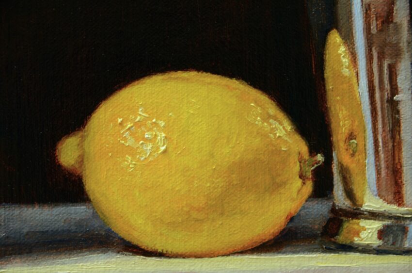 Lemon, Silver and Hydrangea VII - Image 2
