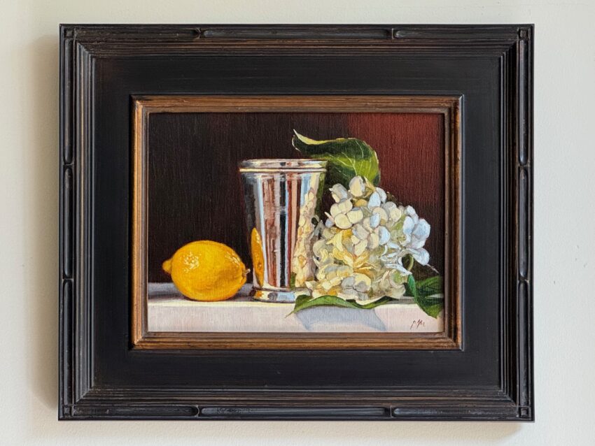 Lemon, Silver and Hydrangea VII - Image 3